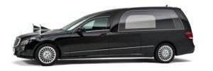 Zwarte Mercedes Rouwauto – XL Glas uitvoering - Straver Mobility Uitvaartvervoer