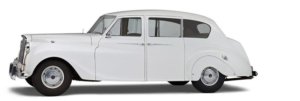 Vanden Plas Princess Limousine Volgauto, een klassieke Engelse oldtimer uit 1957 - Straver Mobility Uitvaartvervoer
