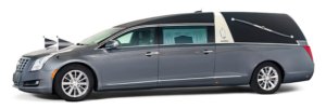 Antracietgrijze Cadillac Rouwauto – Landaulet uitvoering